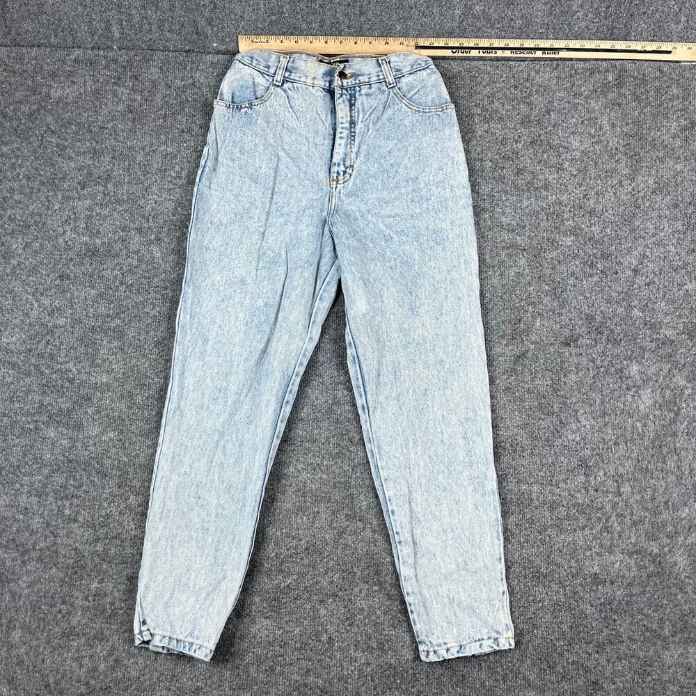 Cap Ferrat Jeans Womens Size 11 Light Wash High Rise Tapered Vintage Denim